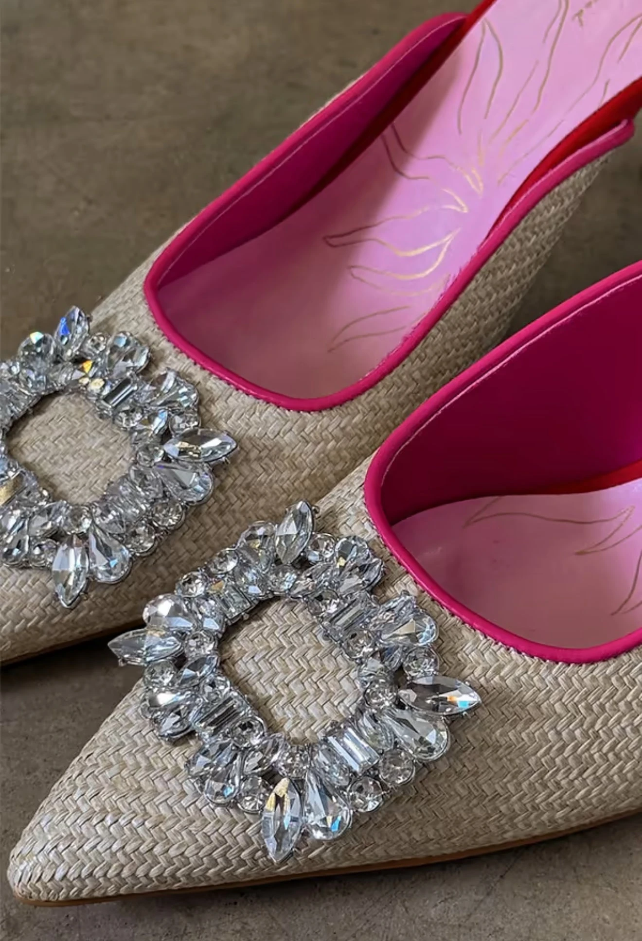 Never Fully Dressed Buckle Mule Heel City Mules - Raffia 5 Never Fully Dressed Buckle Mule Heel City Mules - Raffia - Image 3