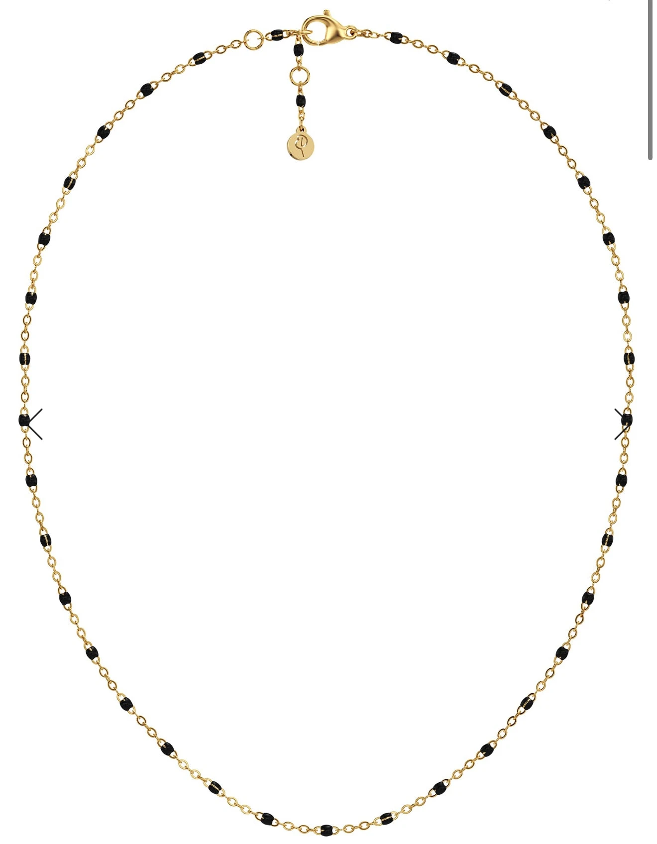Edblad Perlina Chain Necklace - Black/Gold 3 Edblad Perlina Chain Necklace - Black/Gold