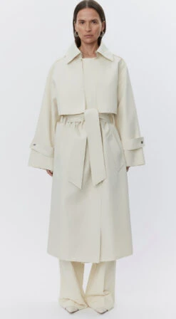 Day Birger Et Mikkelson Chapin Shiny Twill Coat - Pistachio Shell