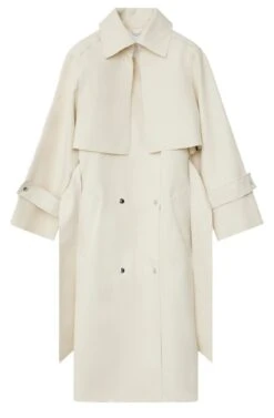 Alternative view of Day Birger Et Mikkelson Chapin Shiny Twill Coat - Pistachio Shell