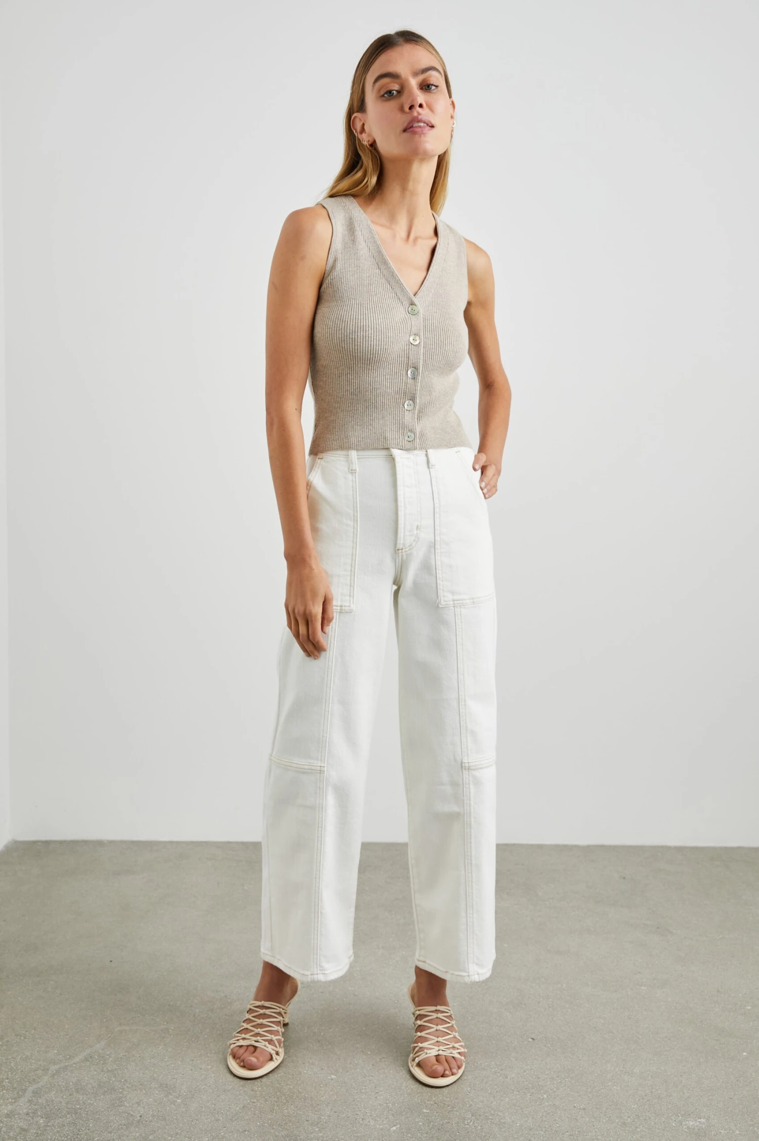 Rails Getty Crop Utility Jean - Vintage Ecru 8 Rails Getty Crop Utility Jean - Vintage Ecru - Image 6