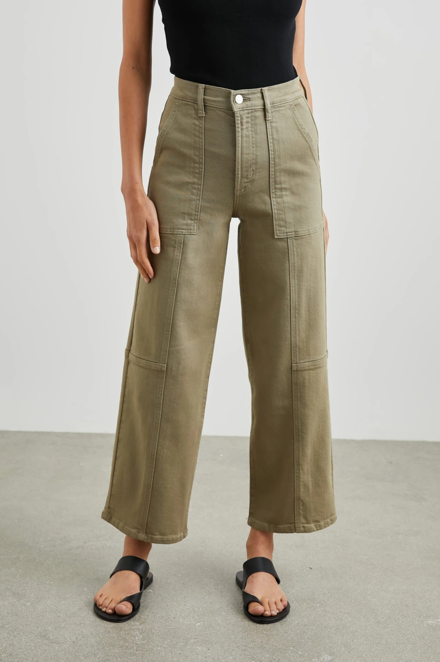 Rails Getty Utility Cropped Jean - Olive 3 Rails Getty Utility Cropped Jean - Olive