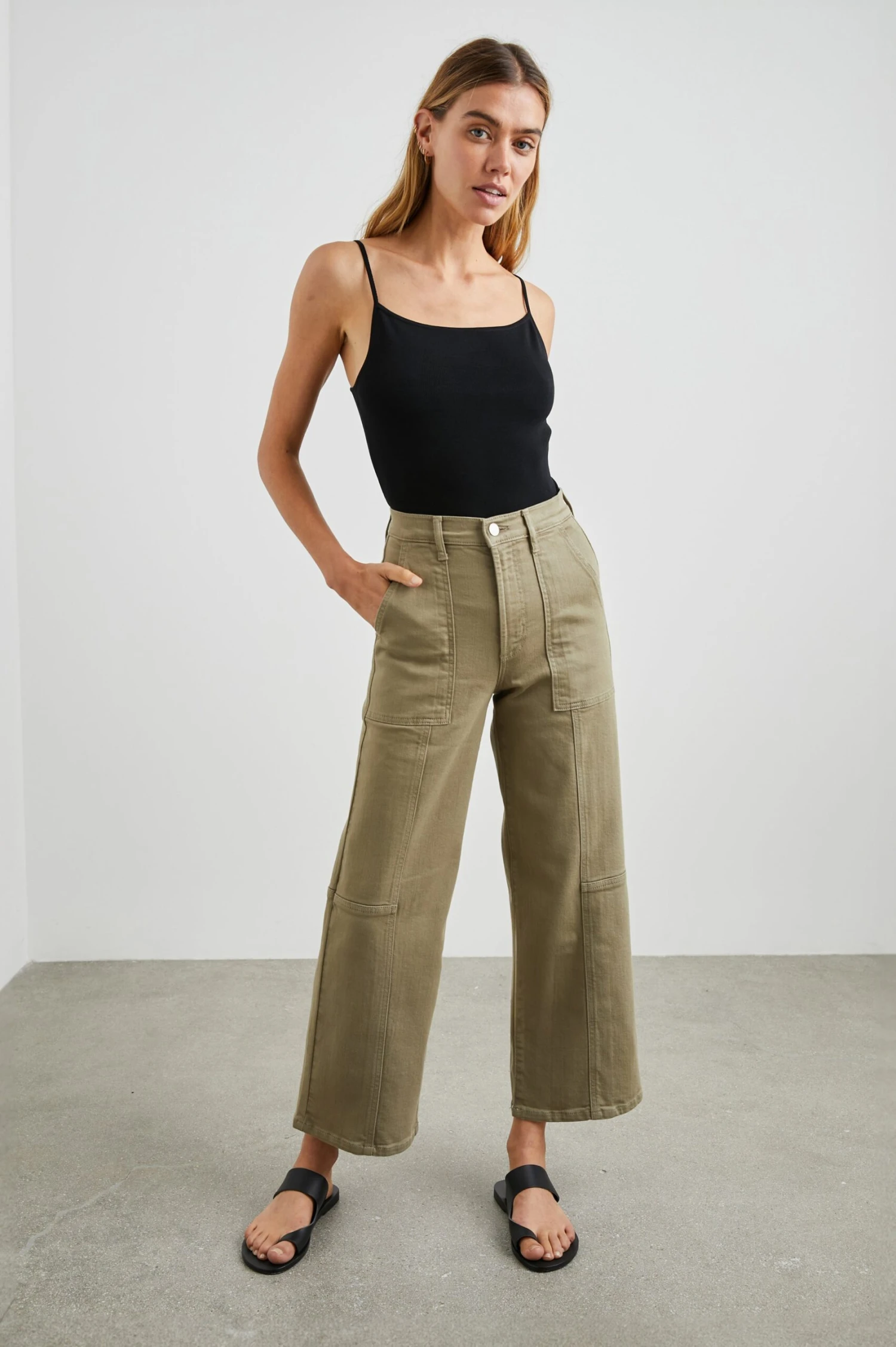 Rails Getty Utility Cropped Jean - Olive 5 Rails Getty Utility Cropped Jean - Olive - Image 3
