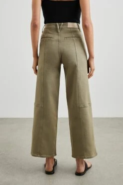 Rails Getty Utility Cropped Jean - Olive 11 Rails Getty Utility Cropped Jean - Olive -Lulu&M GETTYCROPUTILITY WASHEDOLIVE 4