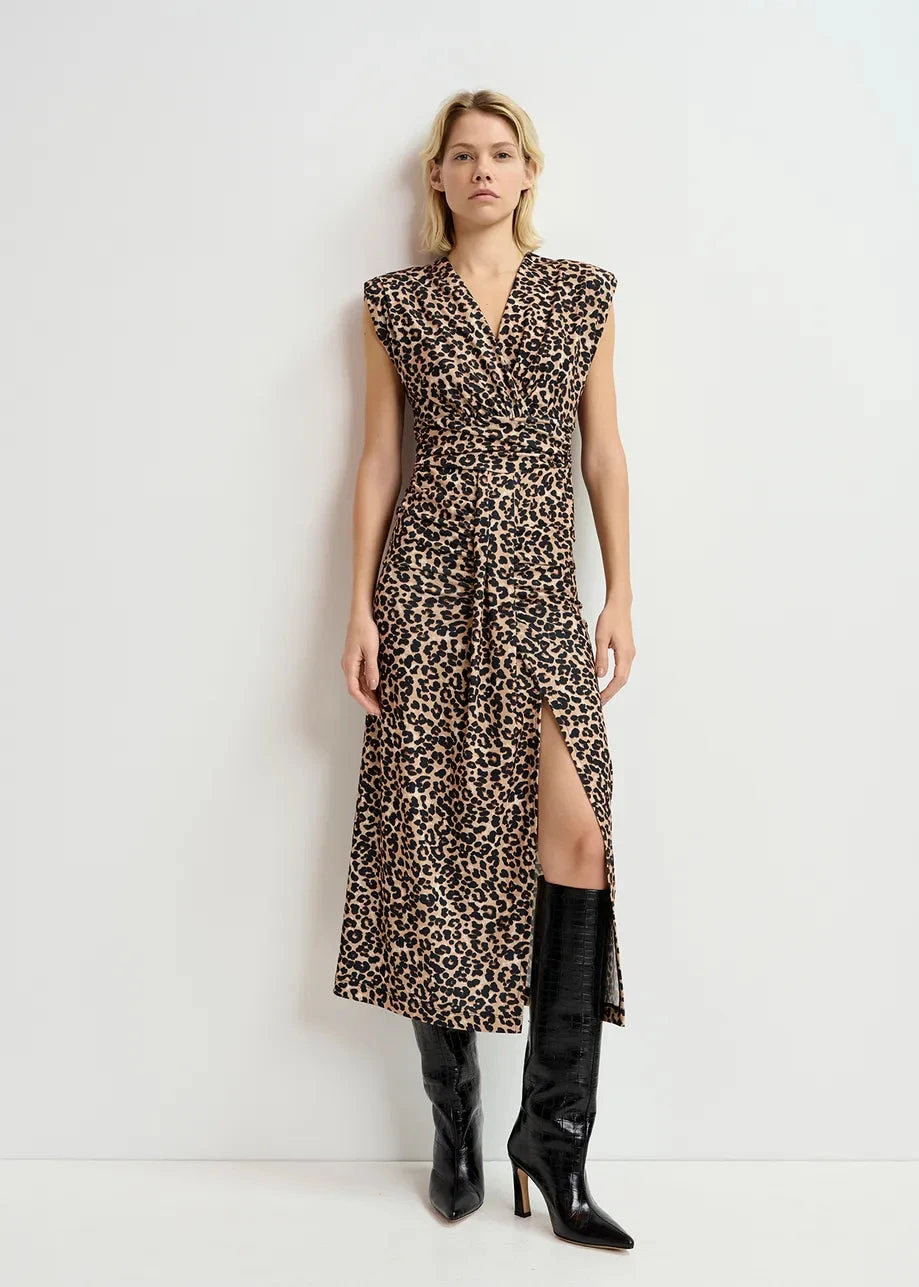 Essentiel Antwerp Gitaly Dress - Animal 3 Essentiel Antwerp Gitaly Dress - Animal