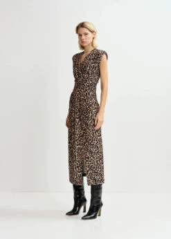 Essentiel Antwerp Gitaly Dress - Animal 11 Essentiel Antwerp Gitaly Dress - Animal -Lulu&M GITALY G1BL i 3