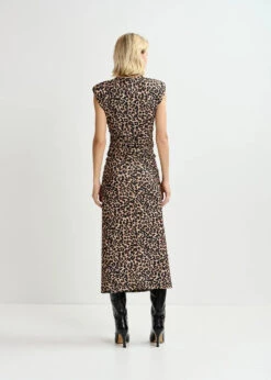 Essentiel Antwerp Gitaly Dress - Animal 12 Essentiel Antwerp Gitaly Dress - Animal -Lulu&M GITALY G1BL i 4
