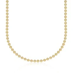 Scream Pretty Ball Chain Necklace - Gold Plated