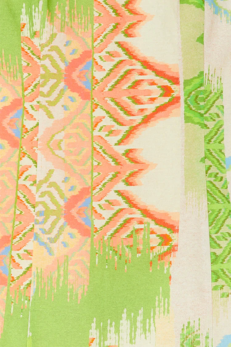 Never Fully Dressed Abstract Sol Bandeau Top - Green 12 Never Fully Dressed Abstract Sol Bandeau Top - Green - Image 10