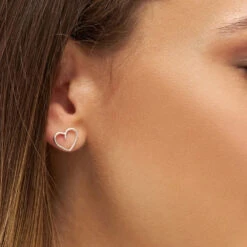 LULU Copenhagen Happy Heart Earring - Silver Plated -Lulu&M HAPPY HEART 1 PCS Ear stud 1 pcs LULU1124 Silver 2 b90074f9 5b33 4d74 bfeb a93b42ab3672 1000x jpg
