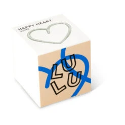 LULU Copenhagen Happy Heart Earring - Silver Plated -Lulu&M HAPPY HEART 1 PCS Ear stud 1 pcs LULU1124 Silver 3 1000x jpg