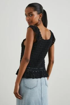 Rails Hattie Top - Black 13 Rails Hattie Top - Black -Lulu&M HATTIE BLACK 5