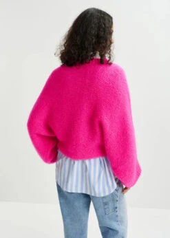 Essentiel Antwerp Hattitude Mohair Blend Knit - Bright Pink 13 Essentiel Antwerp Hattitude Mohair Blend Knit - Bright Pink -Lulu&M HATTITUDE VP18 i 4