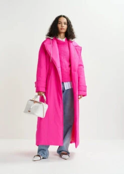 Essentiel Antwerp Hattitude Mohair Blend Knit - Bright Pink 14 Essentiel Antwerp Hattitude Mohair Blend Knit - Bright Pink -Lulu&M HATTITUDE VP18 i 5