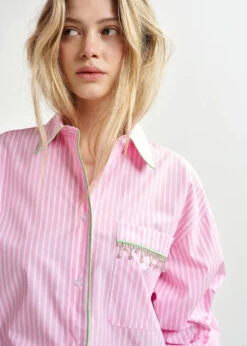 Essentiel Antwerp Hawaii Shirt - Pink/Green/White 11 Essentiel Antwerp Hawaii Shirt - Pink/Green/White -Lulu&M HAWAII H1BA i 4