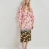 Essentiel Antwerp Hermione Floral Midi Dress - Black/Off White/Pink 1 Essentiel Antwerp Hermione Floral Midi Dress - Black/Off White/Pink -Lulu&M HERMIONE H2FT i 1