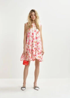 Essentiel Antwerp Hibernate Minidress - White/Red/Pink