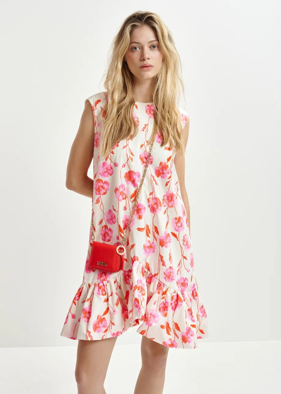 Essentiel Antwerp Hibernate Minidress - White/Red/Pink 7 Essentiel Antwerp Hibernate Minidress - White/Red/Pink - Image 5