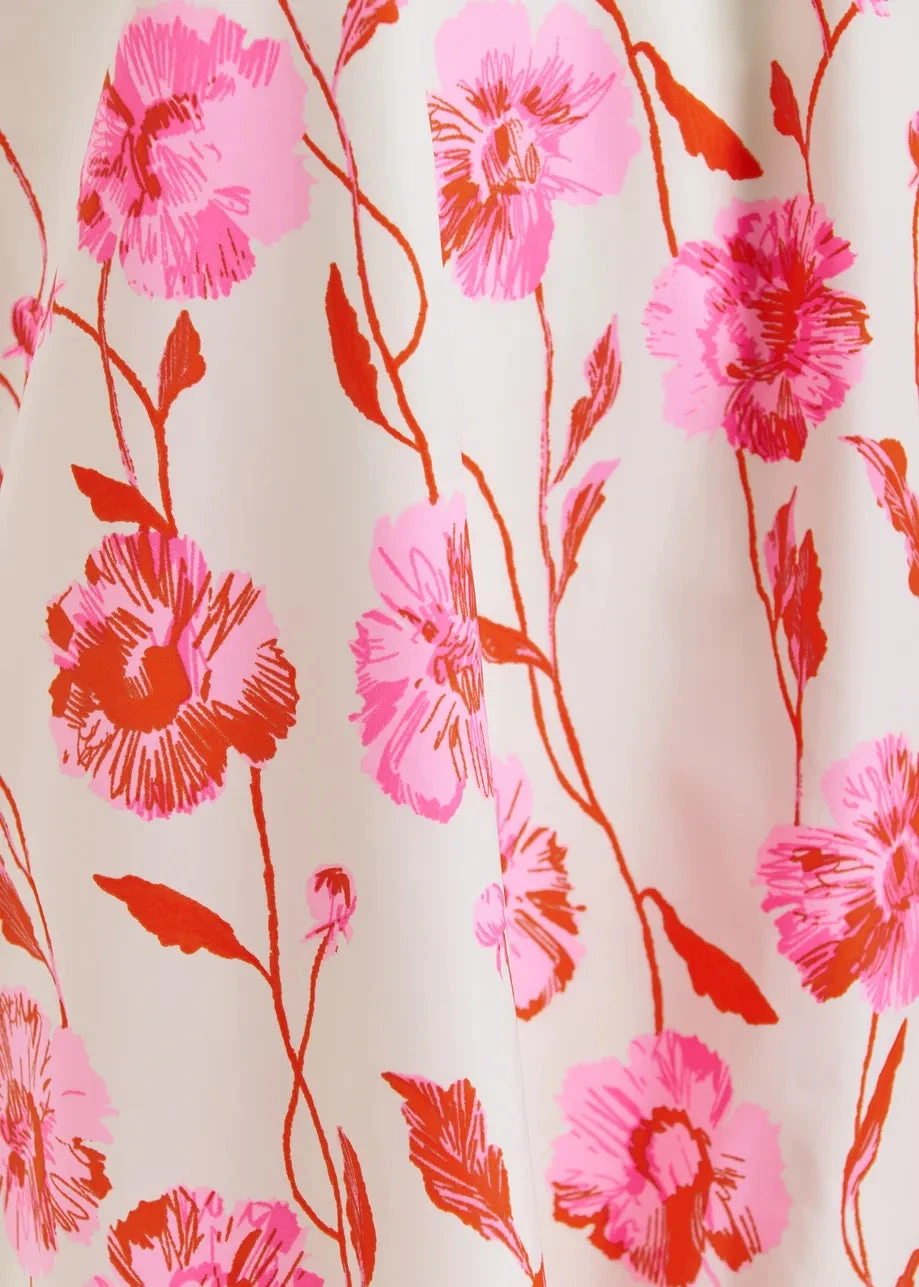Essentiel Antwerp Hibernate Minidress - White/Red/Pink 9 Essentiel Antwerp Hibernate Minidress - White/Red/Pink - Image 7