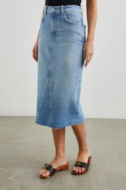 Rails Highland Denim Skirt - Baja Blue 7 Rails Highland Denim Skirt - Baja Blue -Lulu&M HIGHLAND BAJA BLUE RAW HEM 1A 1690x jpg