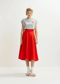 Essentiel Antwerp Hobster T-Shirt - Grey/Orange Embroidery 13 Essentiel Antwerp Hobster T-Shirt - Grey/Orange Embroidery -Lulu&M HOBSTER NC32 i 4
