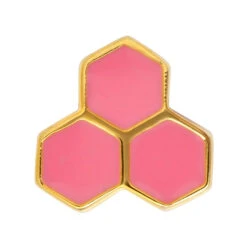 LULU Copenhagen Large Honey Rose Earring - Gold Plated 10 LULU Copenhagen Large Honey Rose Earring - Gold Plated -Lulu&M HONEY LARGE 1 PCS Ear stud 1 pcs LULU1086 Rose 2 1000x jpg