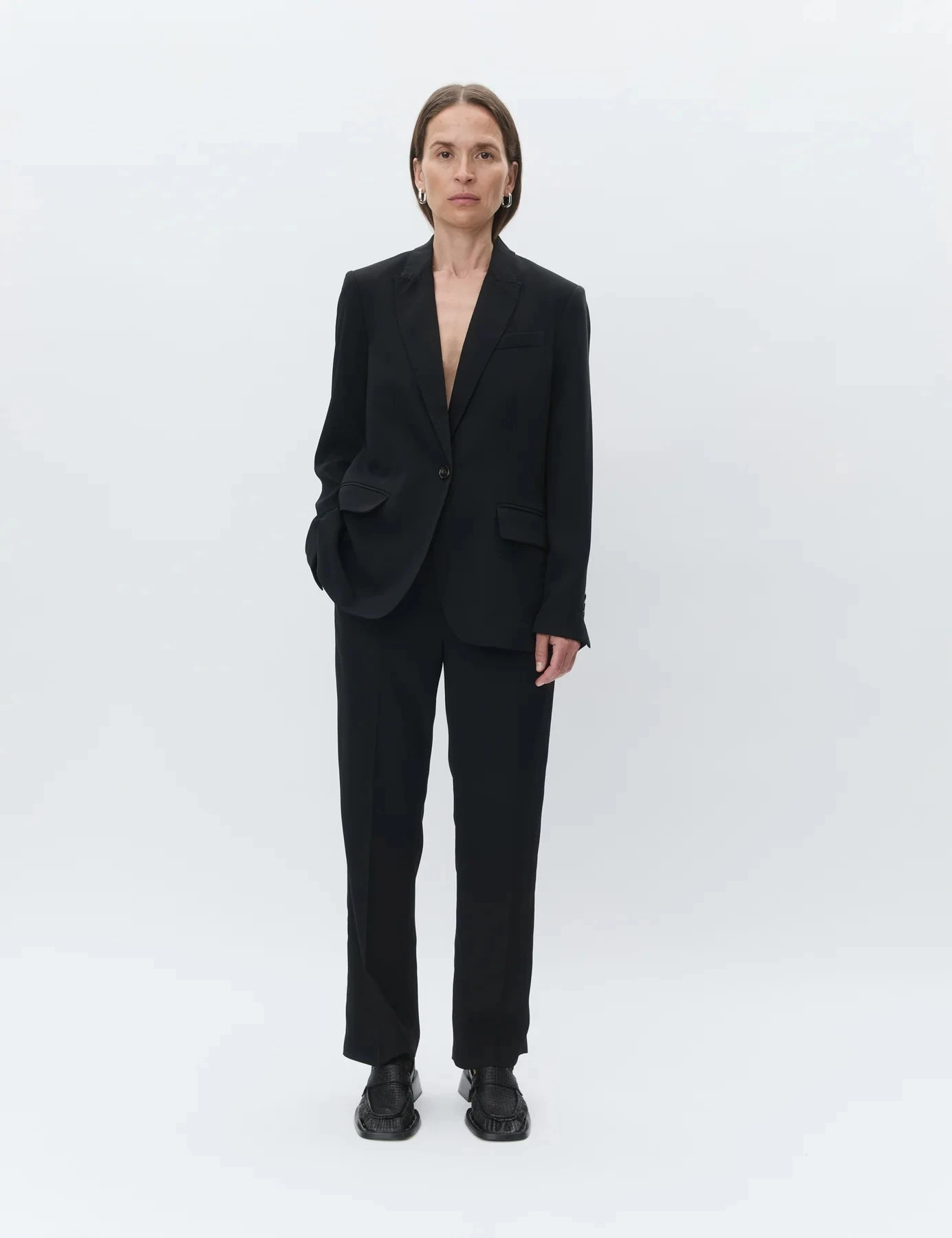 Day Birger Et Mikkelson Hector Blazer - Black Classic Gaberdine 5 Day Birger Et Mikkelson Hector Blazer - Black Classic Gaberdine - Image 3