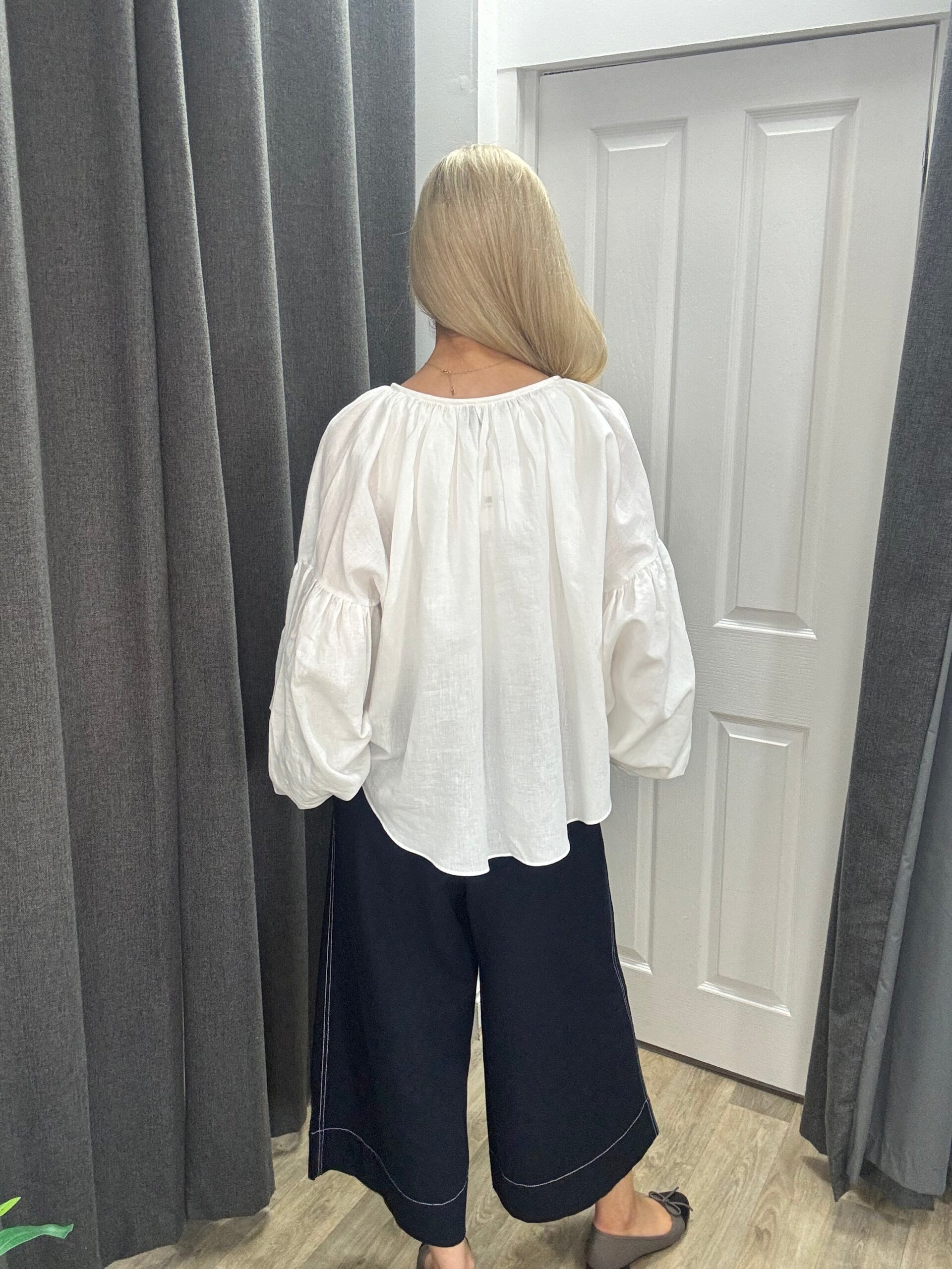 Emin + Paul Volume Sleeve Lace Blouse - White 11 Emin + Paul Volume Sleeve Lace Blouse - White - Image 9