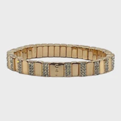 Alternative view of Coco & Jane Loves Sparkle Time Bracelet - Gold