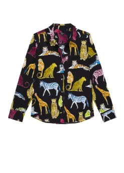 Rails Kate Silk Shirt - Illustrated Animals -Lulu&M IMG 3871