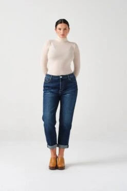 Seventy + Mochi Bobbi Boyfriend Jean - Dark Americana -Lulu&M IMG 3989