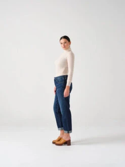 Seventy + Mochi Bobbi Boyfriend Jean - Dark Americana -Lulu&M IMG 3991