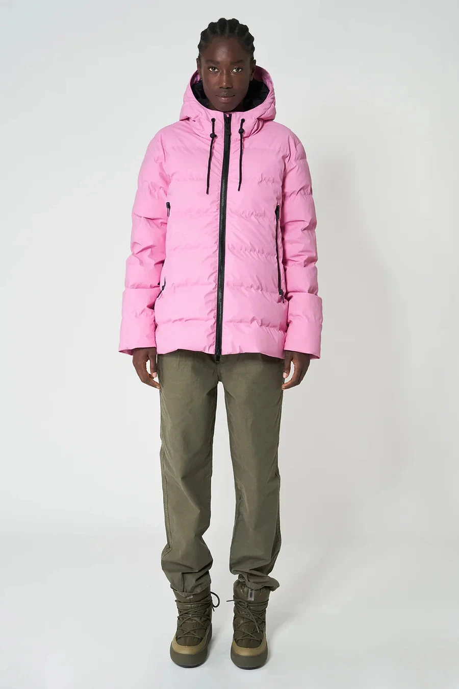 Tanta Nieve Quilted Raincoat - Moonlite Mauve 4 Tanta Nieve Quilted Raincoat - Moonlite Mauve - Image 2