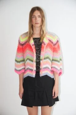 Dawn X Dare Ginza Knitted Jacket - Bold Multi