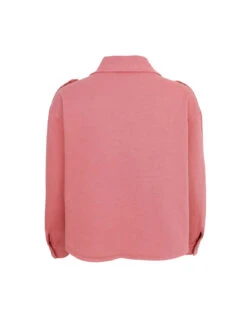 Black Colour Tully Shirt Jacket - Dust Rose -Lulu&M IMG 7953