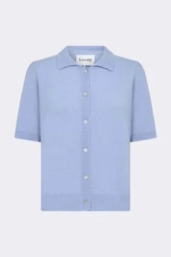 Levete Room Eloise 8 Knitted Top - Light Blue