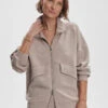 Varley Garcia Zip Through Sweat - Taupe Marl -Lulu&M IMG 8627
