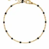 Edblad Perlina Chain Bracelet - Black/Gold 1 Edblad Perlina Chain Bracelet - Black/Gold -Lulu&M IMG 8674