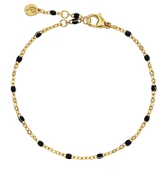 Edblad Perlina Chain Bracelet - Black/Gold 3 Edblad Perlina Chain Bracelet - Black/Gold