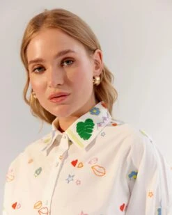 NOIB (No In Between) Thai Shirt - White -Lulu&M IMG 8940