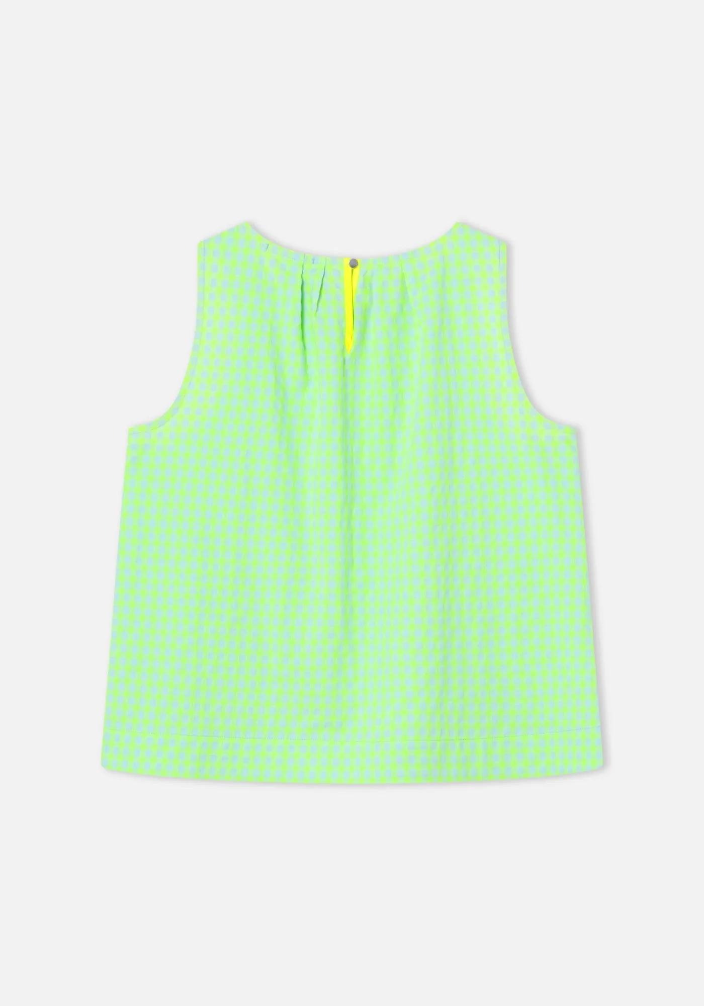 Dr Bloom Vichy Top - Neon Green 4 Dr Bloom Vichy Top - Neon Green - Image 2