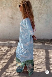 Never Fully Dressed Scenery Jem Dress - Blue 10 Never Fully Dressed Scenery Jem Dress - Blue - Image 8