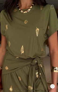 Never Fully Dressed Shell Midi Dress - Khaki 14 Never Fully Dressed Shell Midi Dress - Khaki -Lulu&M IMG 5097
