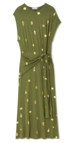 Never Fully Dressed Shell Midi Dress - Khaki 15 Never Fully Dressed Shell Midi Dress - Khaki -Lulu&M IMG 5098