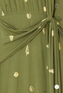 Never Fully Dressed Shell Midi Dress - Khaki 9 Never Fully Dressed Shell Midi Dress - Khaki - Image 7