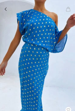 Never Fully Dressed Tilly Dress - Blue Jacquard 15 Never Fully Dressed Tilly Dress - Blue Jacquard -Lulu&M IMG 5102