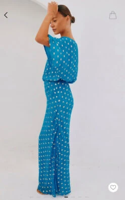Never Fully Dressed Tilly Dress - Blue Jacquard 16 Never Fully Dressed Tilly Dress - Blue Jacquard -Lulu&M IMG 5103