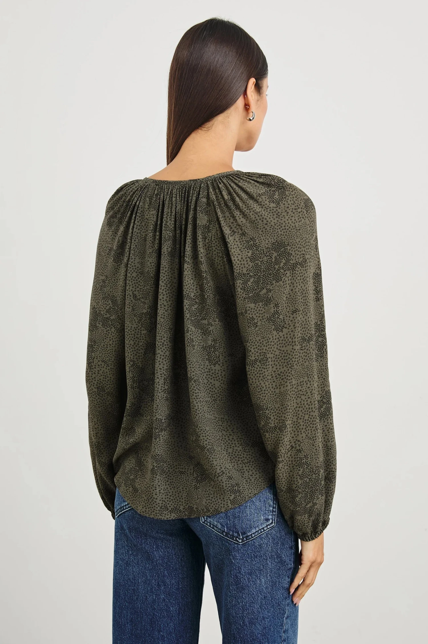 Rails Indi Top - Olive Pebble 6 Rails Indi Top - Olive Pebble - Image 4
