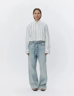 Day Birger Et Mikkelson Issa Shirt - Striped Cotton -Lulu&M Issa Striped Cotton Shirts Blouses DAY65243695 500129 COTTON STRIPE.jpg 2