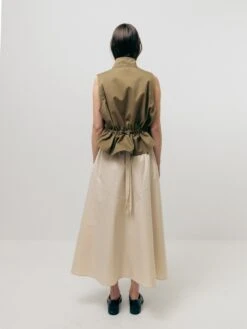 Alternative view of Emin + Paul Utility Vest Jacket - Khaki